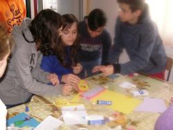 Ateliere de creație pentru tinerii Centrului de tineret „Sfântul Ierarh Nicolae” din Reșița